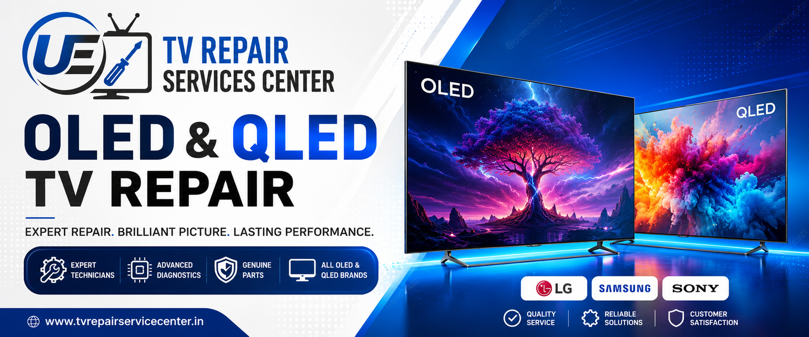 OLED & QLED TV Repair in Hyderabad