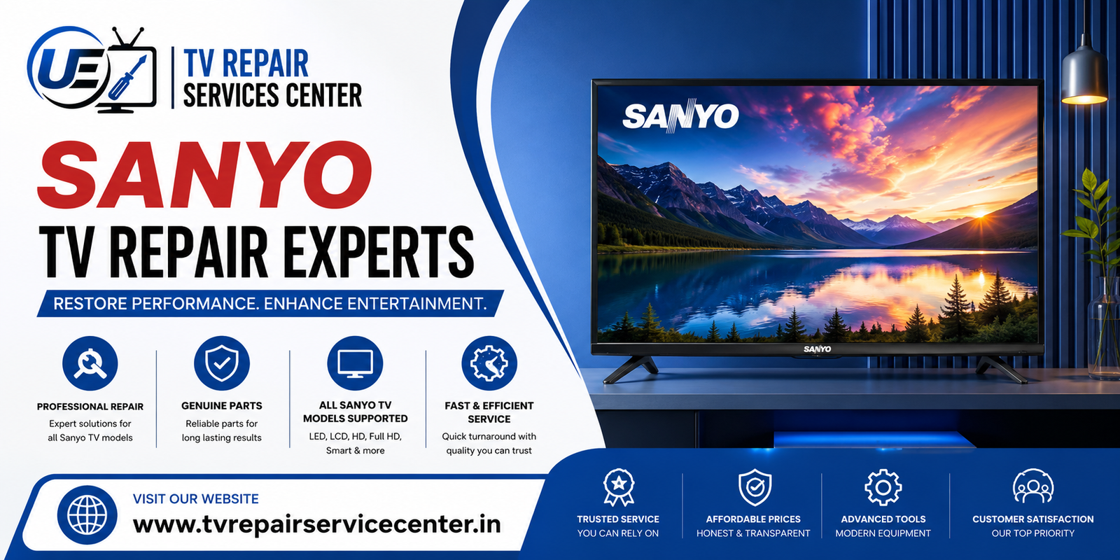 Sanyo TV Repair in Hyderabad