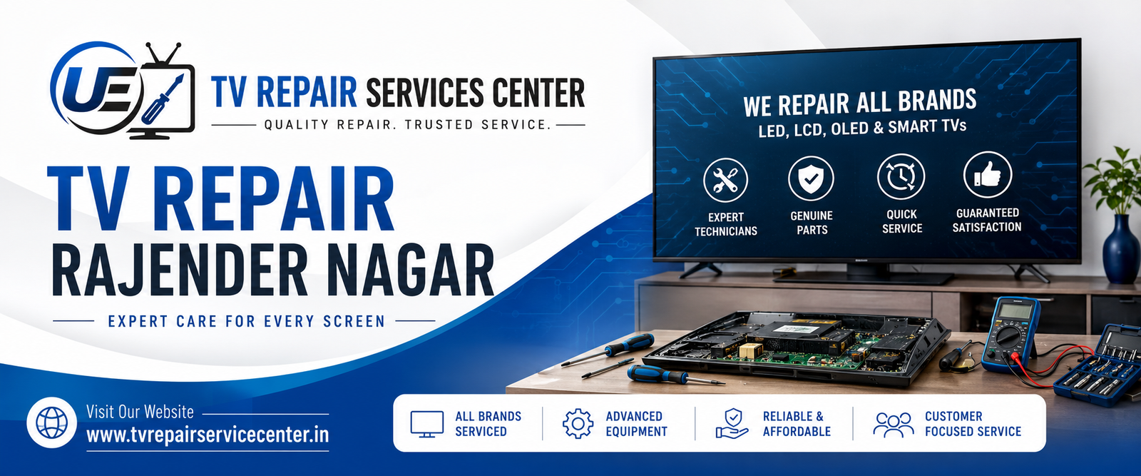 TV Repair in Rajender Nagar