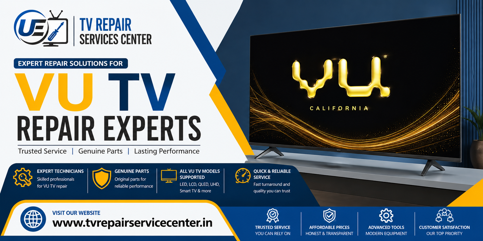 VU TV Repair in Hyderabad